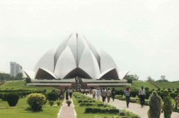 Temple du Lotus. Delhi. Inde